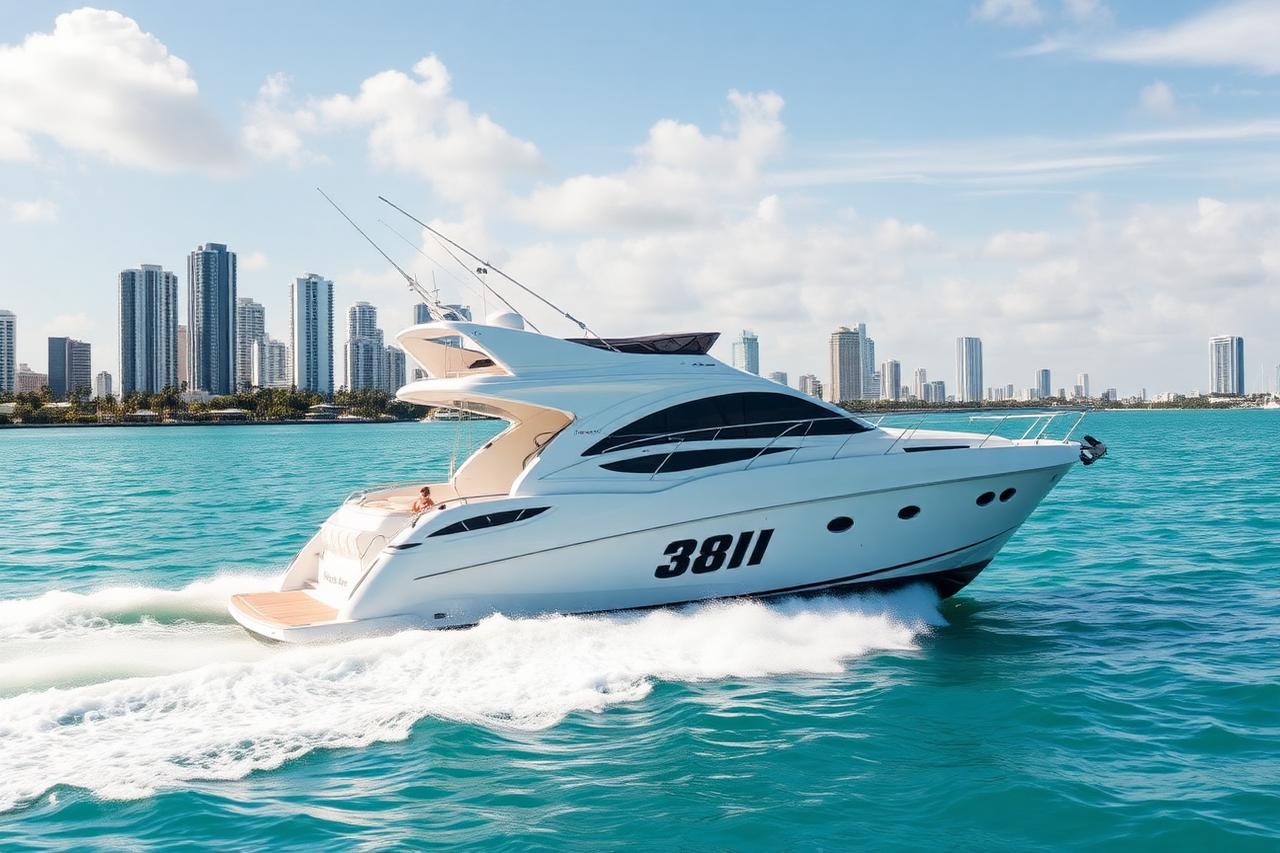 Bayfront 48' Motor Yacht — 48 ft yacht boat rental in Miami, Florida