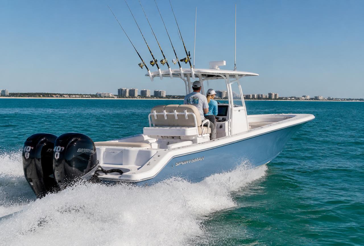 Big One 34' Center Console — 34 ft center console boat rental in Destin, Florida